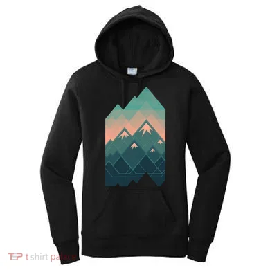 Geometric Mountains Women's Hoodie