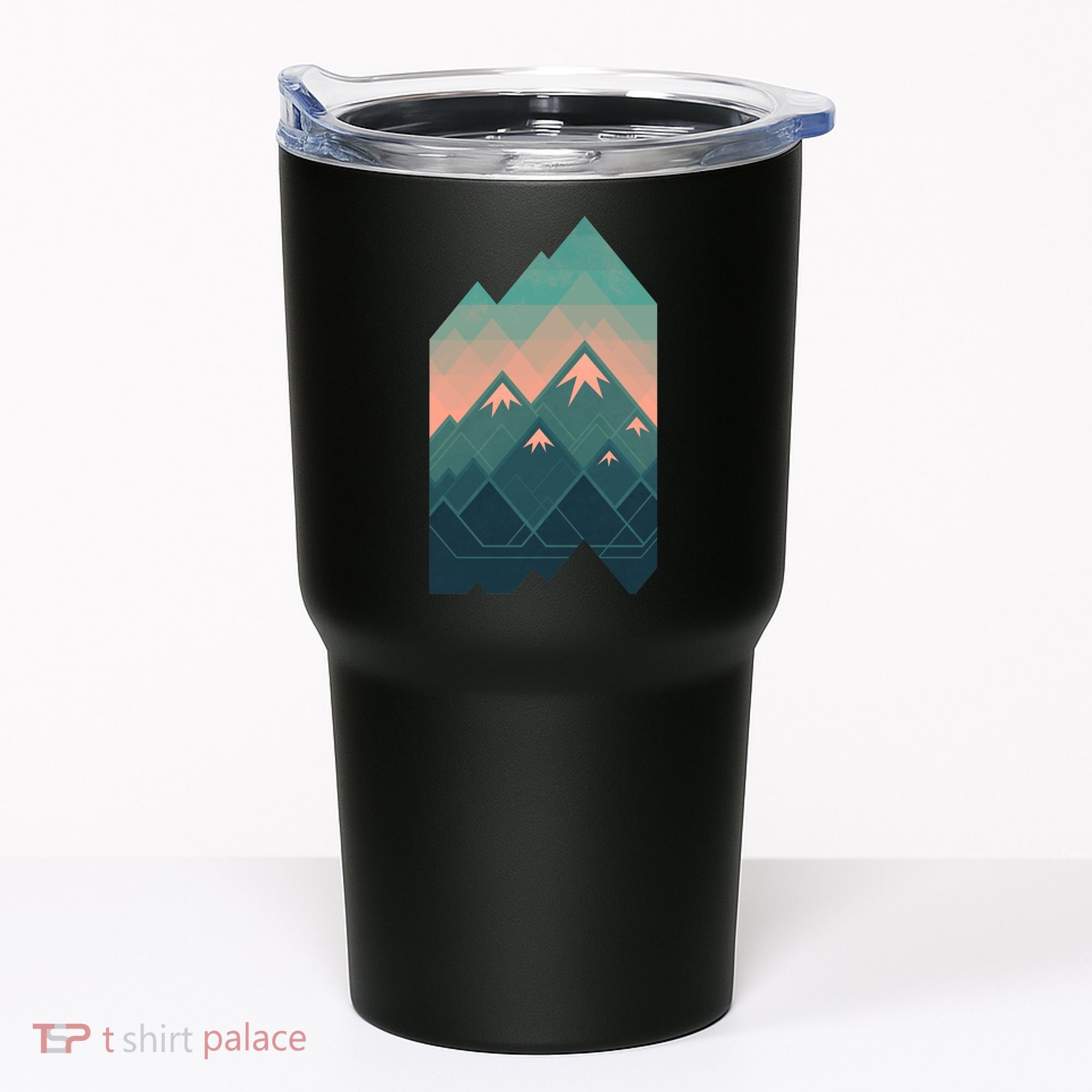 Geometric Mountains Tumbler