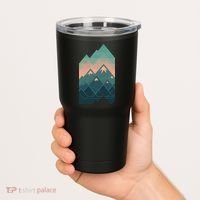 Geometric Mountains Tumbler thumb 2