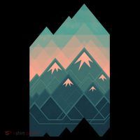 Geometric Mountains Ornament thumb 1