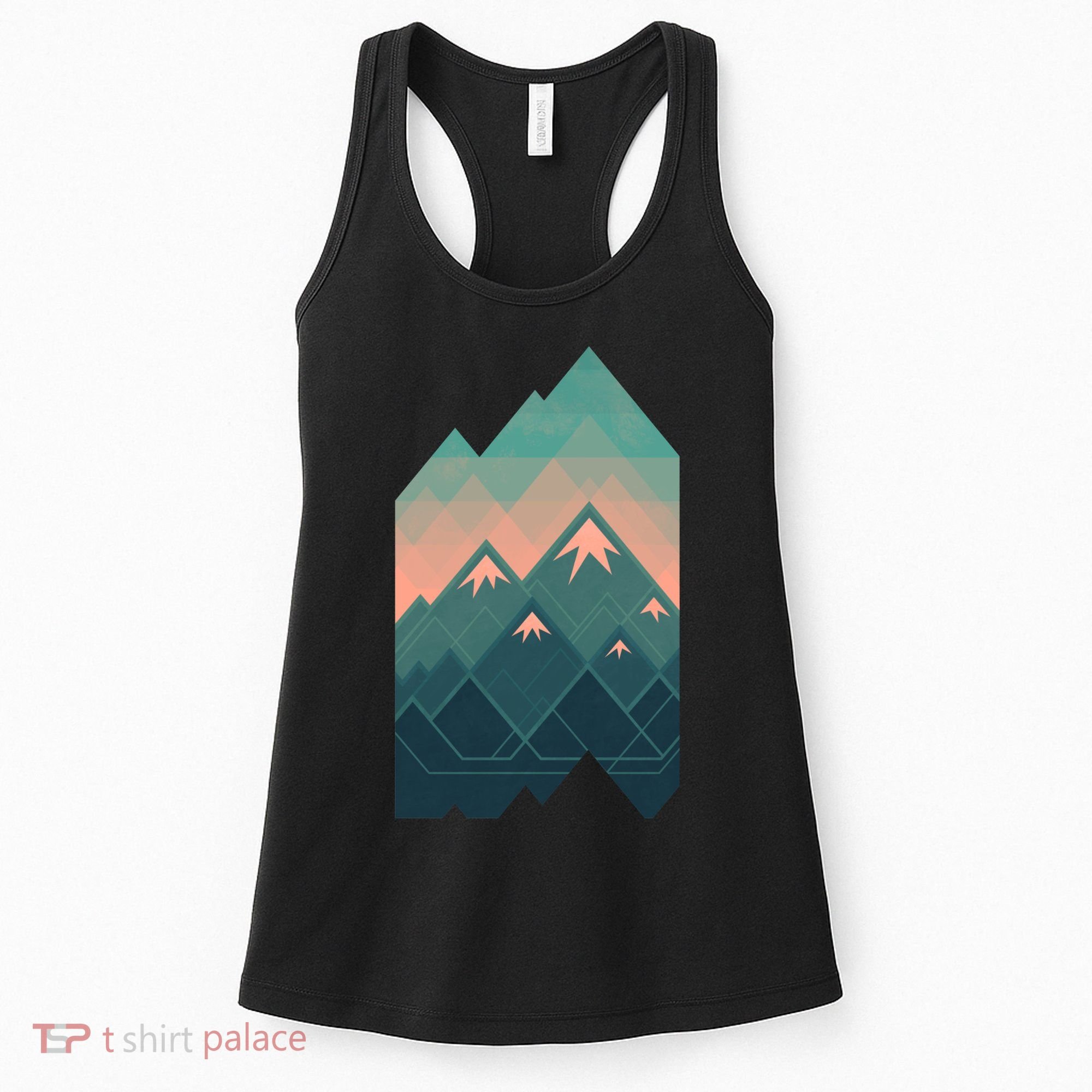 Geometric Mountains Women's Tank Top