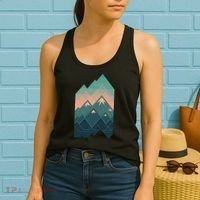 Geometric Mountains Women's Tank Top thumb 2