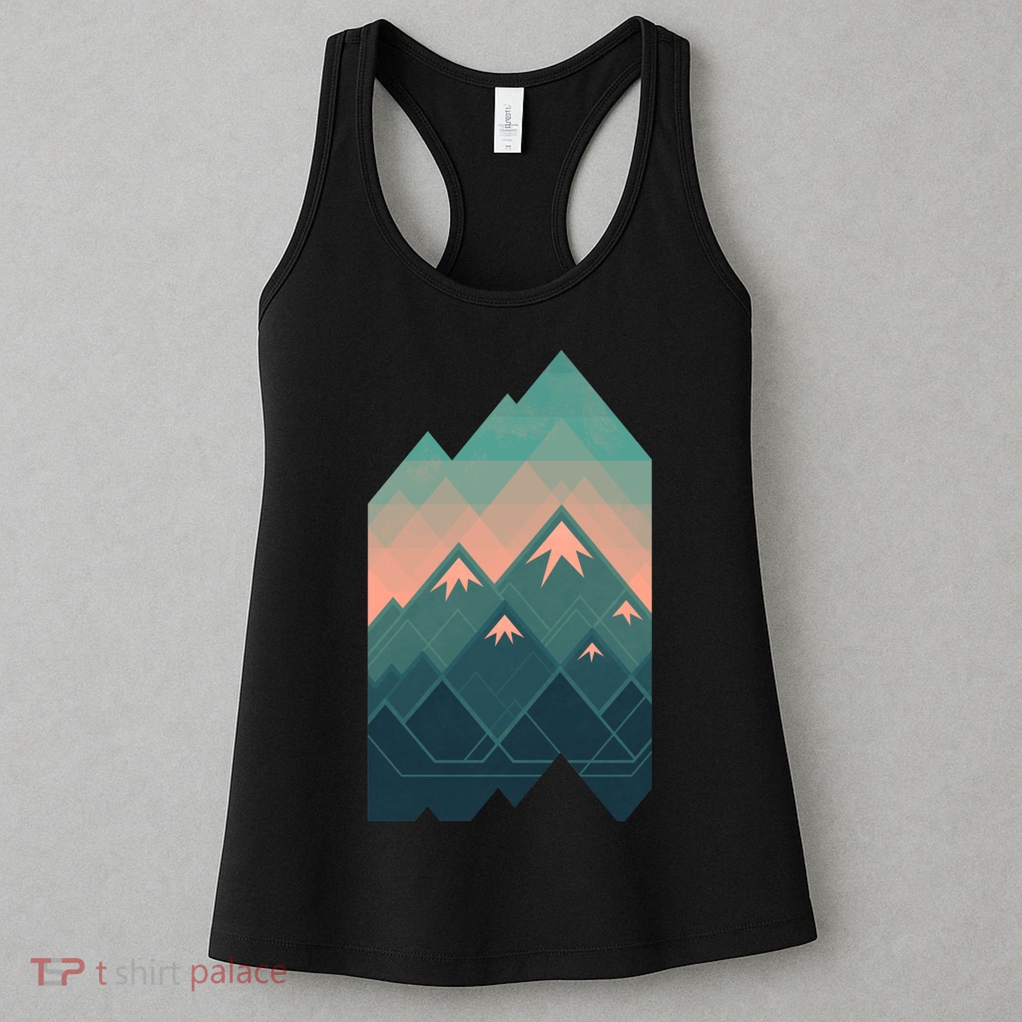 Geometric Mountains Women's Tank Top