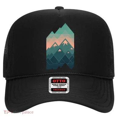 Geometric Mountains Hat
