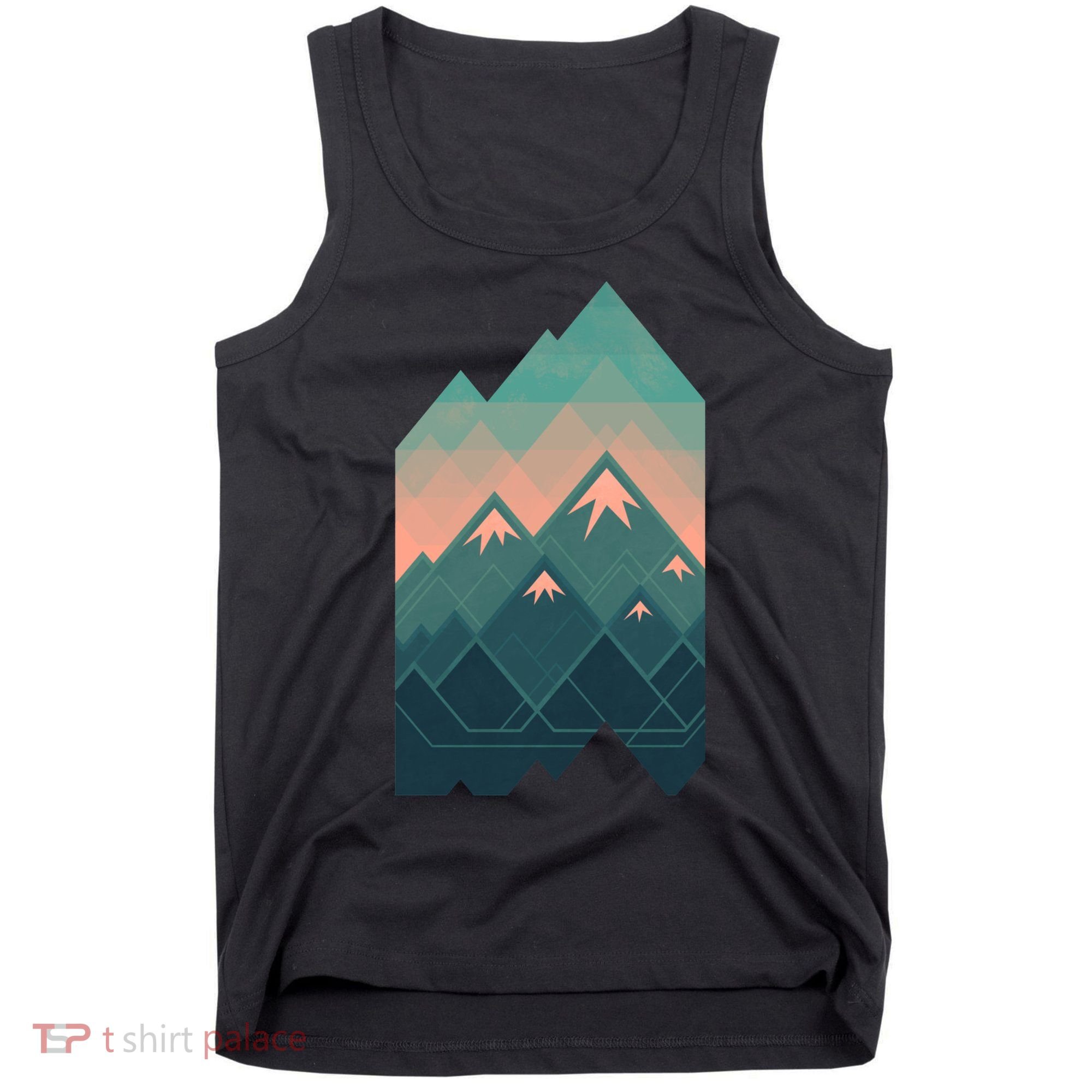 Geometric Mountains Tank Top