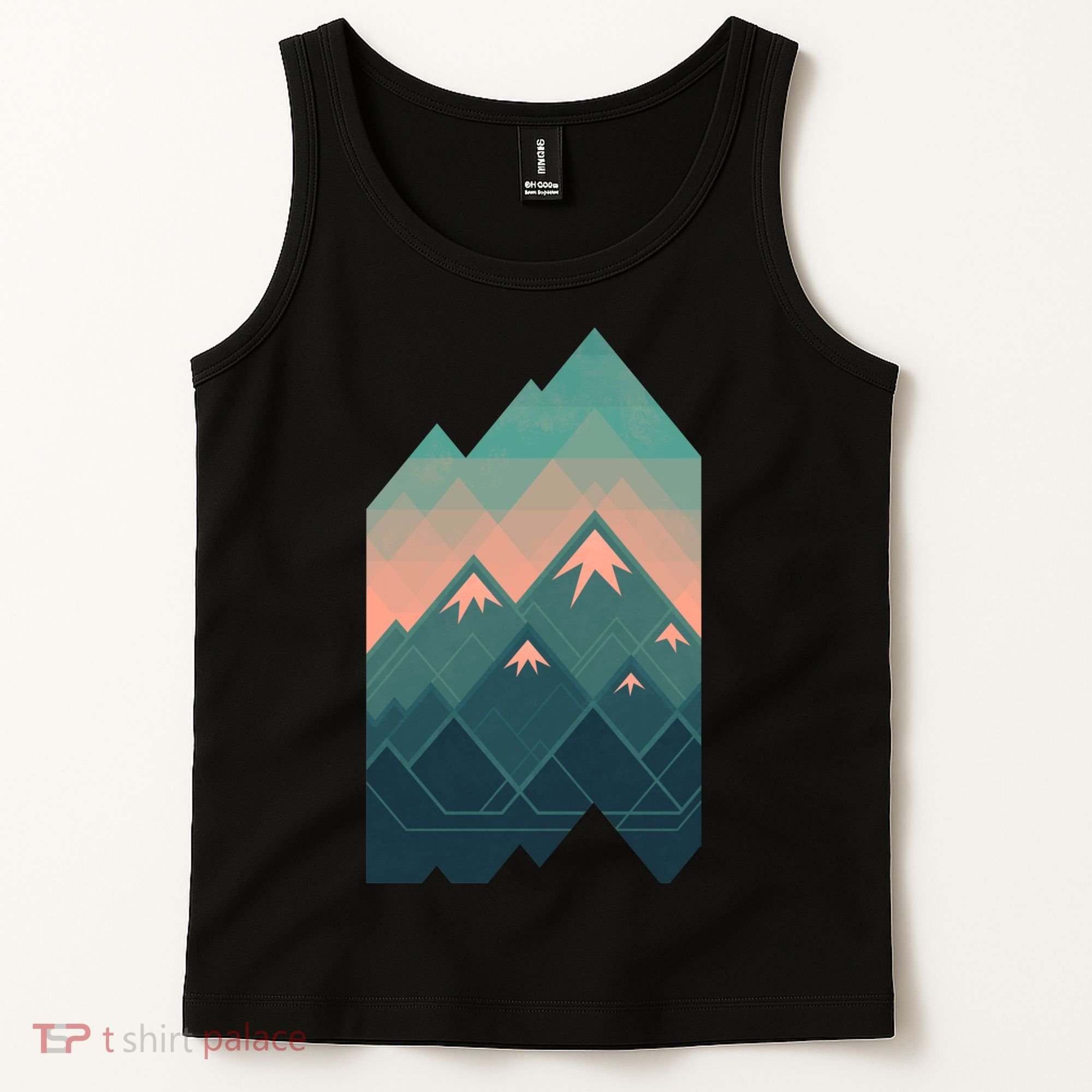 Geometric Mountains Tank Top