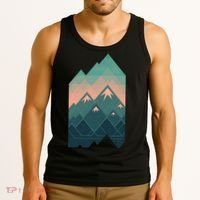 Geometric Mountains Tank Top thumb 3