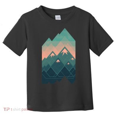 Geometric Mountains Toddler T-Shirt