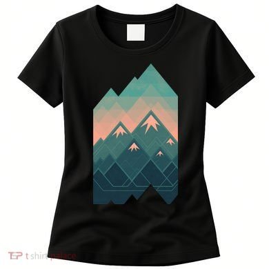 Geometric Mountains Women's T-Shirt