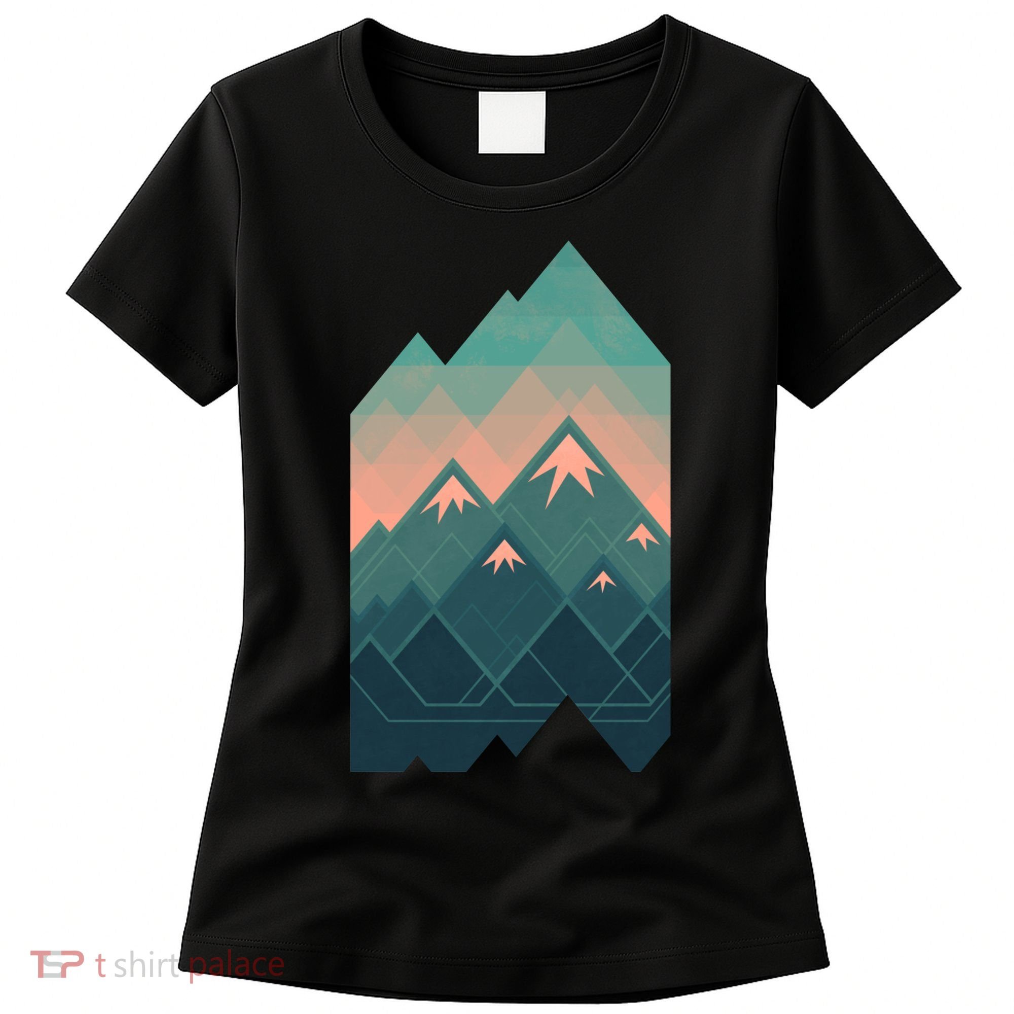 Geometric Mountains Women's T-Shirt
