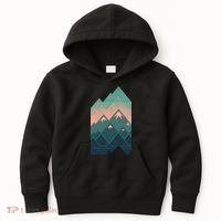 Geometric Mountains Kids Hoodie thumb 0