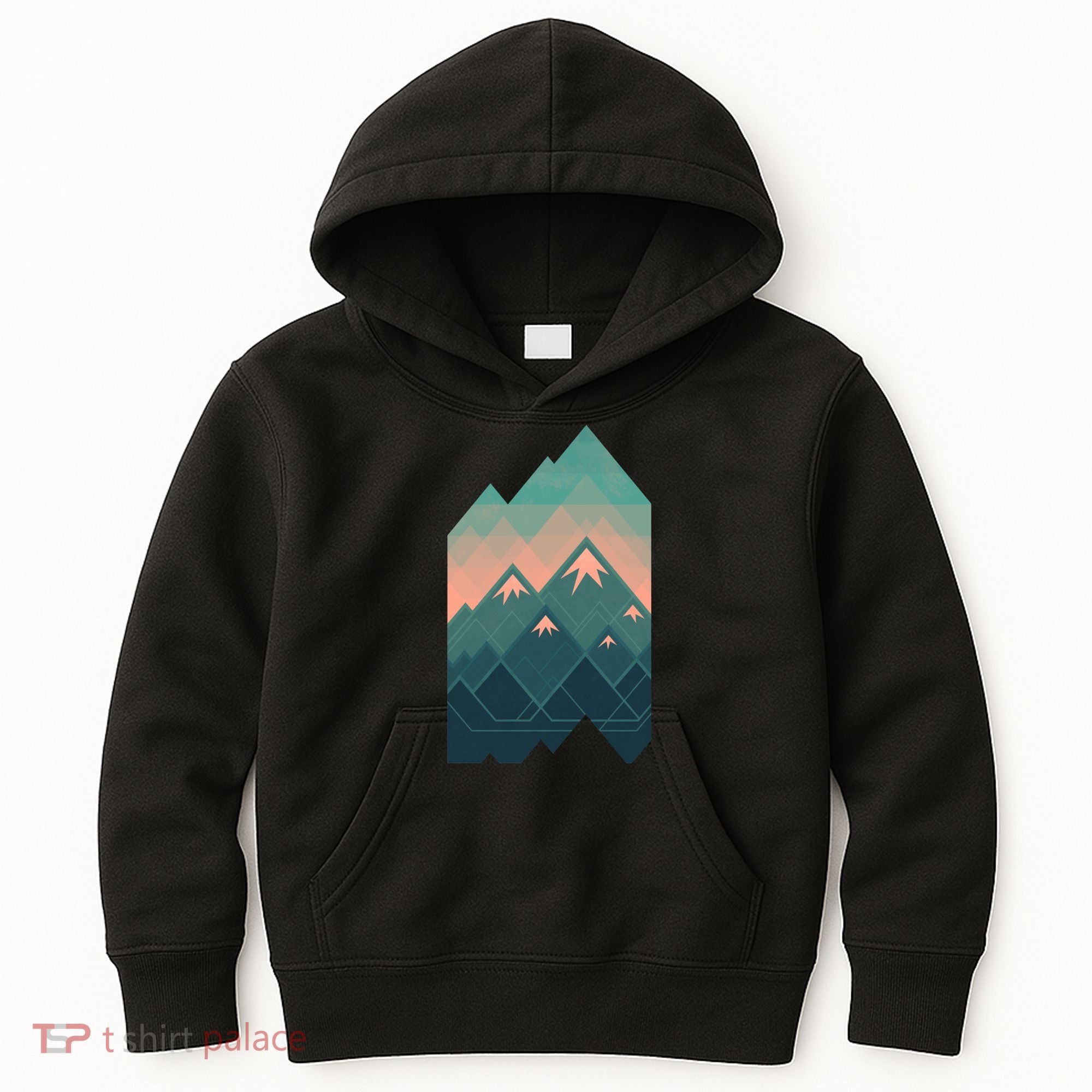 Geometric Mountains Kids Hoodie