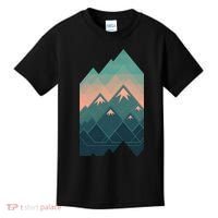 Geometric Mountains Kids T-Shirt thumb 0