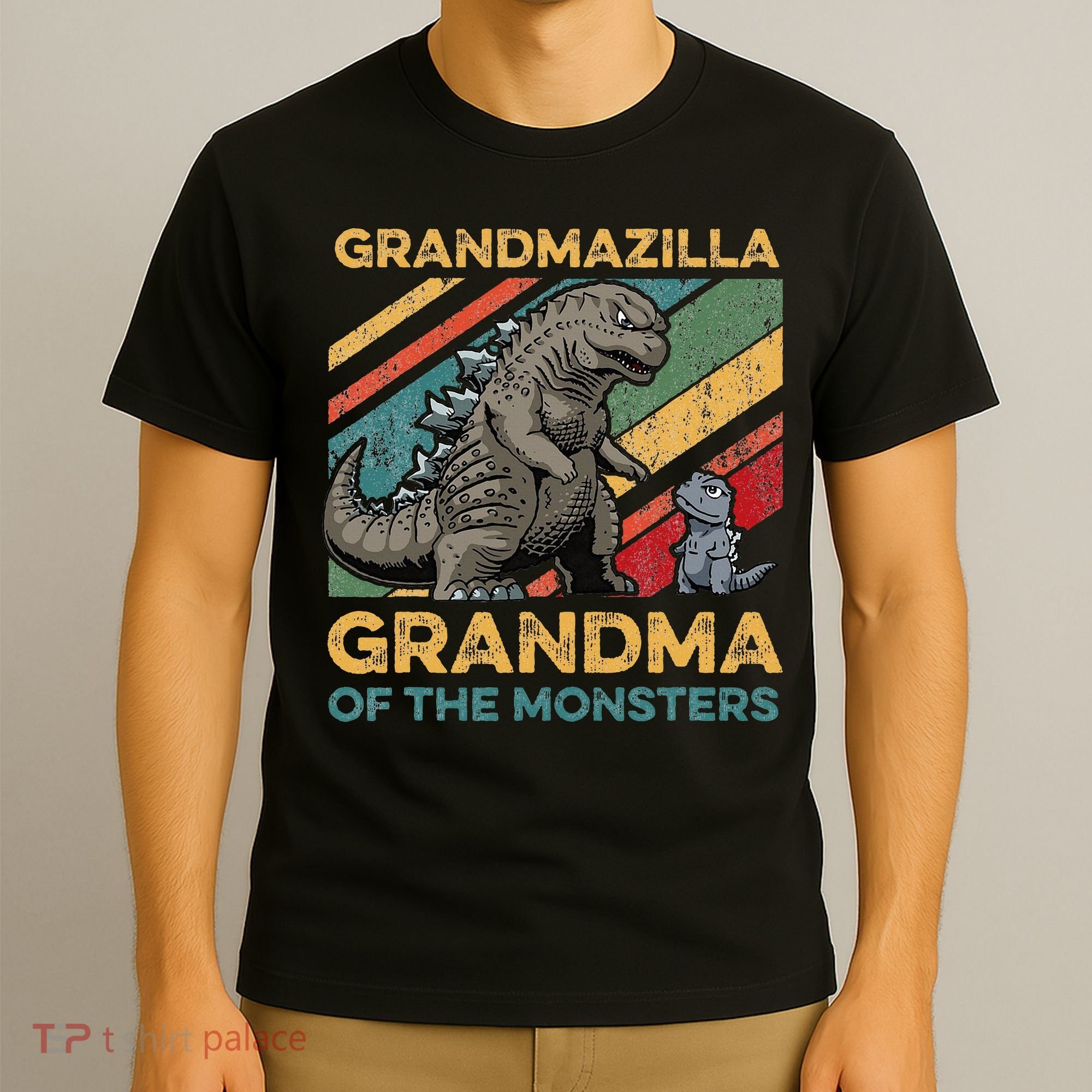 Grandmazilla Monster Grandma Holiday Costume T-Shirt
