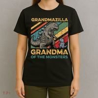 Grandmazilla Monster Grandma Holiday Costume T-Shirt thumb 4