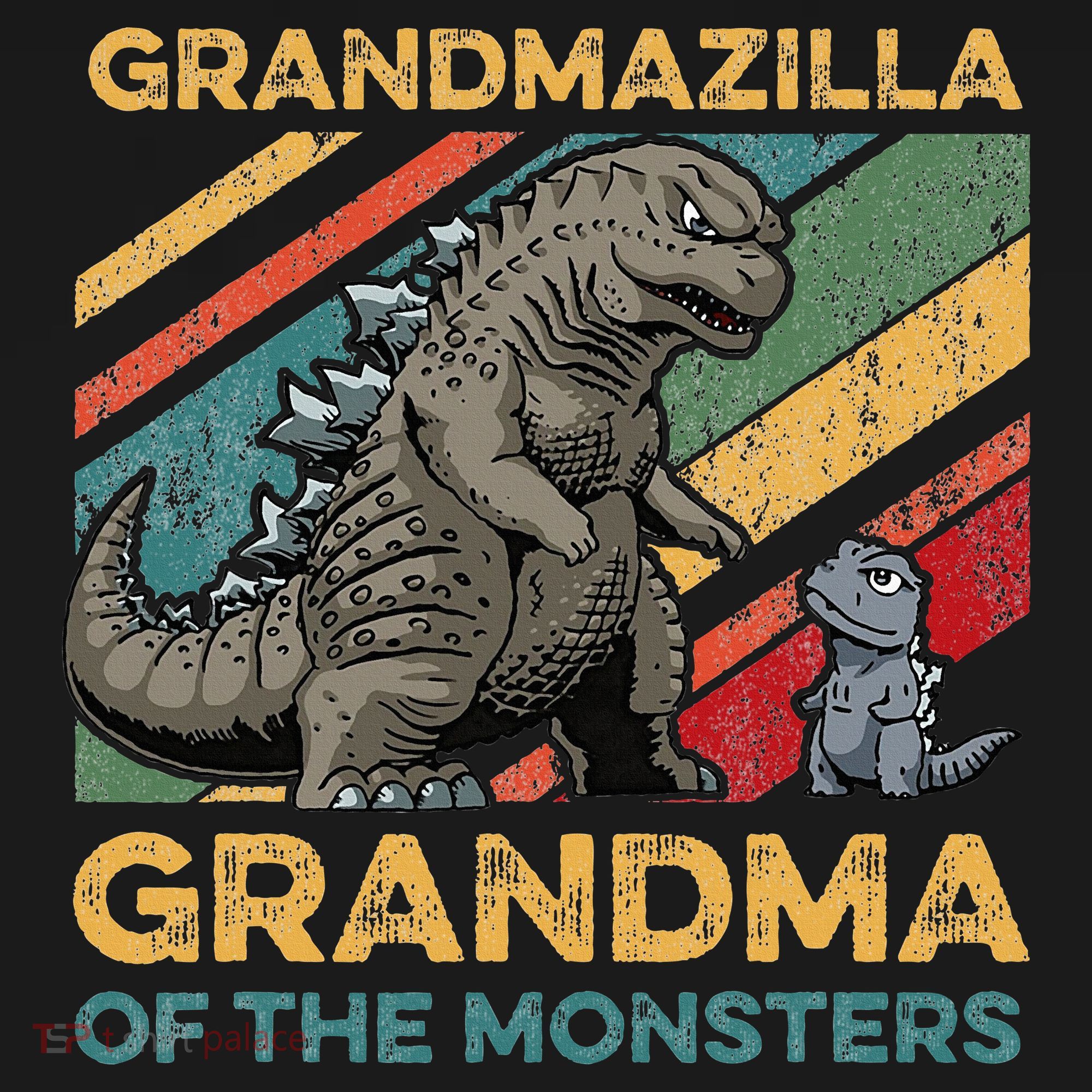 Grandmazilla Monster Grandma Holiday Costume Women's Tank Top