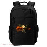 Guitar Meaningful Gift Nature Guitar Lake Shadow Love Backpack thumb 0