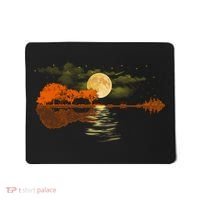 Guitar Meaningful Gift Nature Guitar Lake Shadow Love Mousepad thumb 0