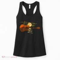 Guitar Meaningful Gift Nature Guitar Lake Shadow Love Women's Tank Top thumb 0
