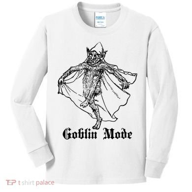 Goblin Mode Kids Long Sleeve Shirt