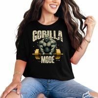 Gorilla Mode Gym Workout Beast Weightlifting Bodybuilding Gift Comfort Colors T-Shirt thumb 0