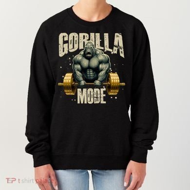 Gorilla Mode Gym Workout Beast Weightlifting Bodybuilding Gift Women's Sweatshirt