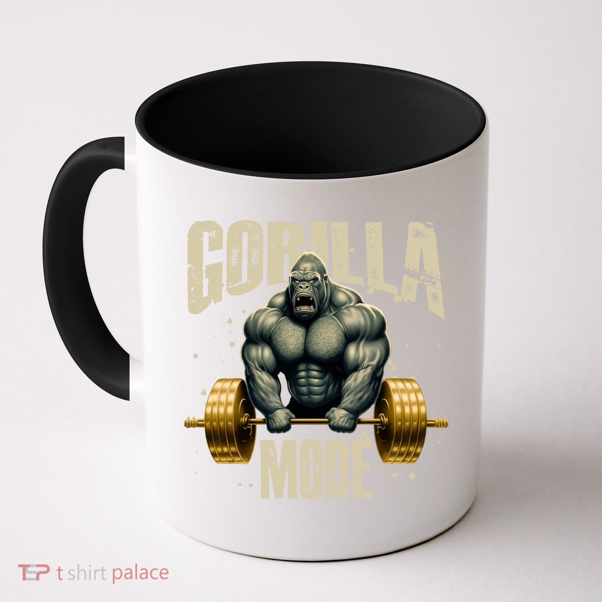 Gorilla Mode Gym Workout Beast Weightlifting Bodybuilding Gift Coffee Mug