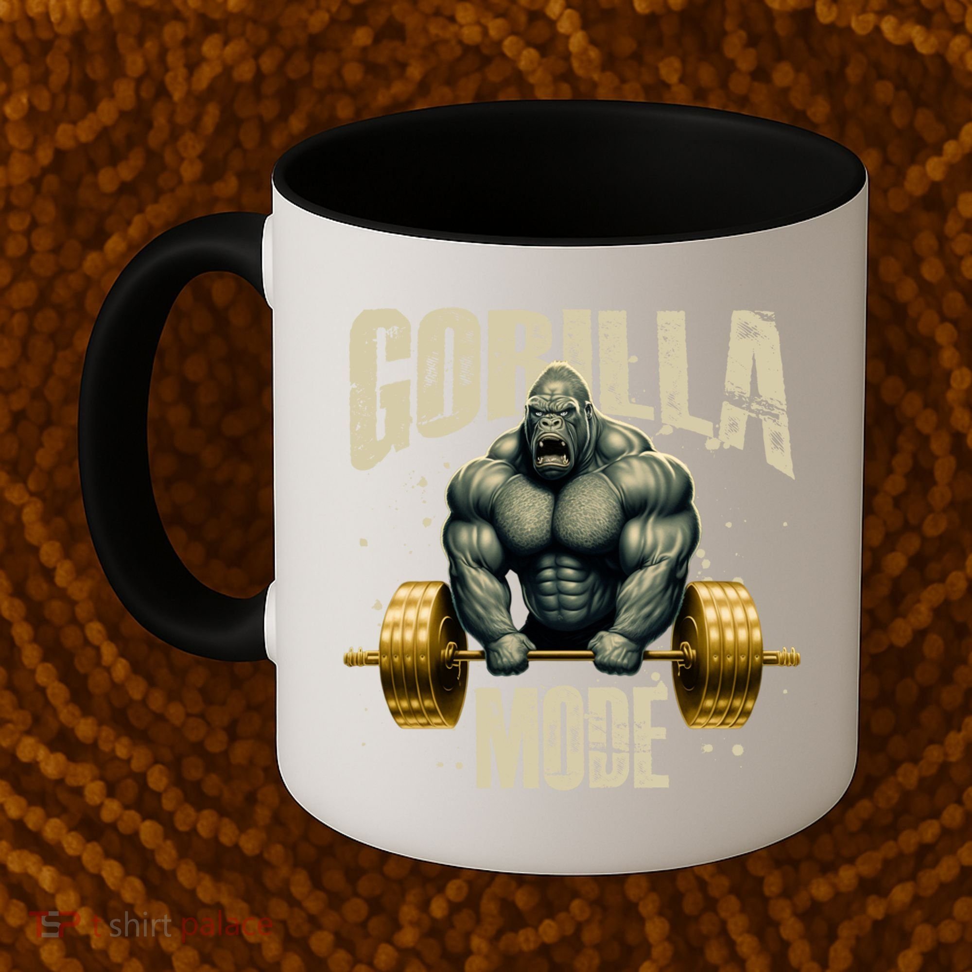 Gorilla Mode Gym Workout Beast Weightlifting Bodybuilding Gift Coffee Mug