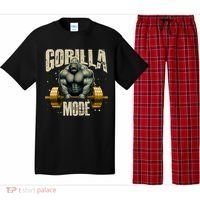 Gorilla Mode Gym Workout Beast Weightlifting Bodybuilding Gift Pajama Set thumb 0