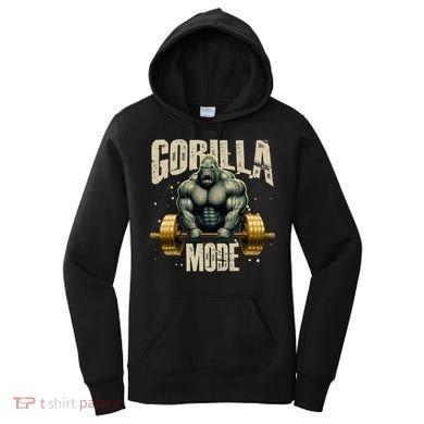 Gorilla Mode Gym Workout Beast Weightlifting Bodybuilding Gift Women's Hoodie