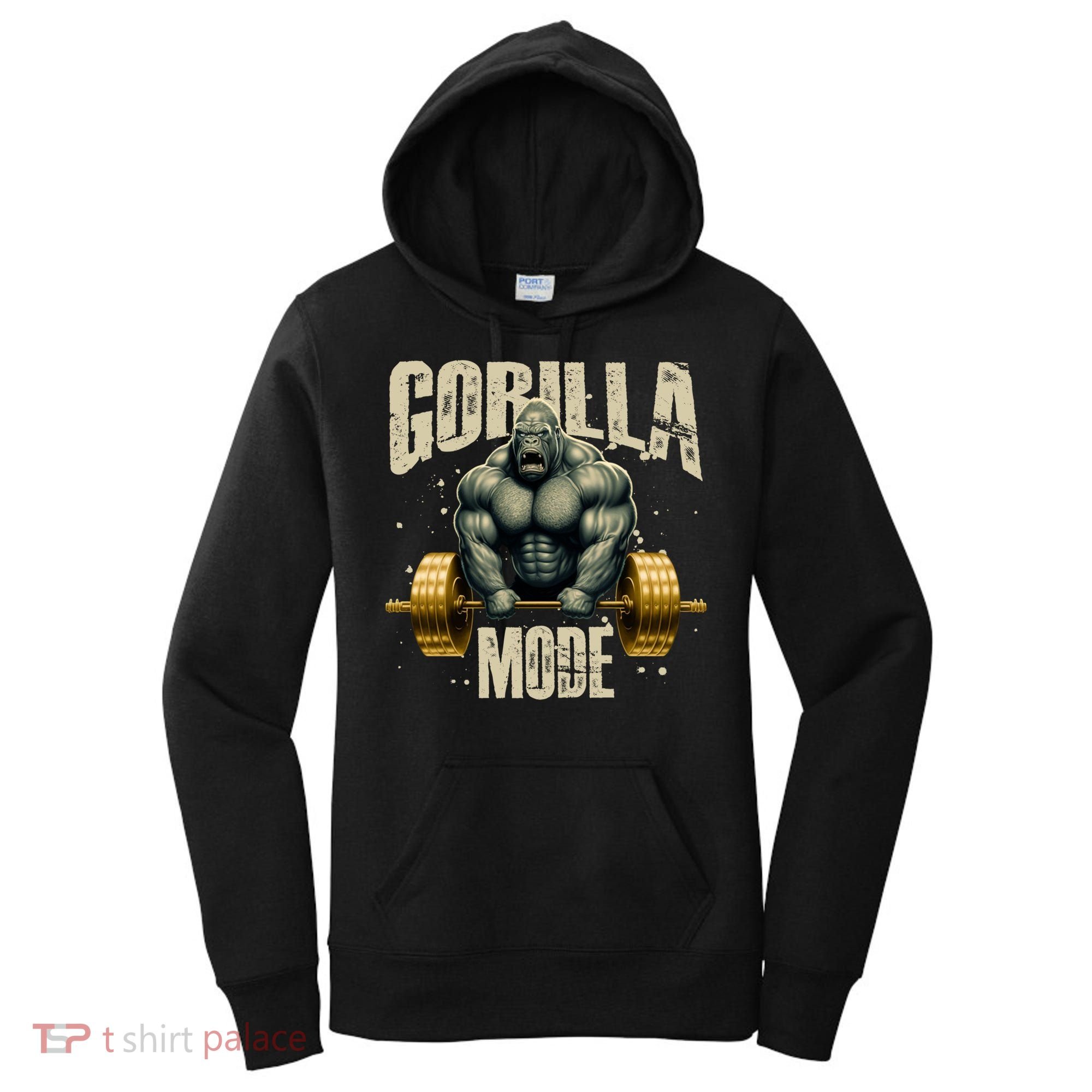 Gorilla Mode Gym Workout Beast Weightlifting Bodybuilding Gift Women's Hoodie