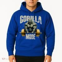 Gorilla Mode Gym Workout Beast Weightlifting Bodybuilding Gift Hoodie thumb 2