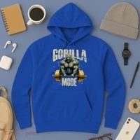 Gorilla Mode Gym Workout Beast Weightlifting Bodybuilding Gift Hoodie thumb 3