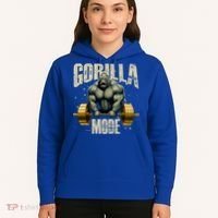 Gorilla Mode Gym Workout Beast Weightlifting Bodybuilding Gift Hoodie thumb 5