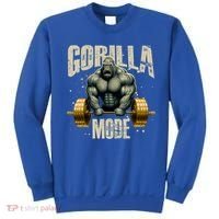 Gorilla Mode Gym Workout Beast Weightlifting Bodybuilding Gift Sweatshirt thumb 0