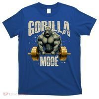 Gorilla Mode Gym Workout Beast Weightlifting Bodybuilding Gift T-Shirt thumb 0