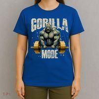 Gorilla Mode Gym Workout Beast Weightlifting Bodybuilding Gift T-Shirt thumb 4