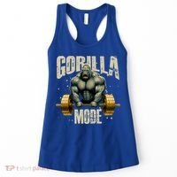 Gorilla Mode Gym Workout Beast Weightlifting Bodybuilding Gift Women's Tank Top thumb 0