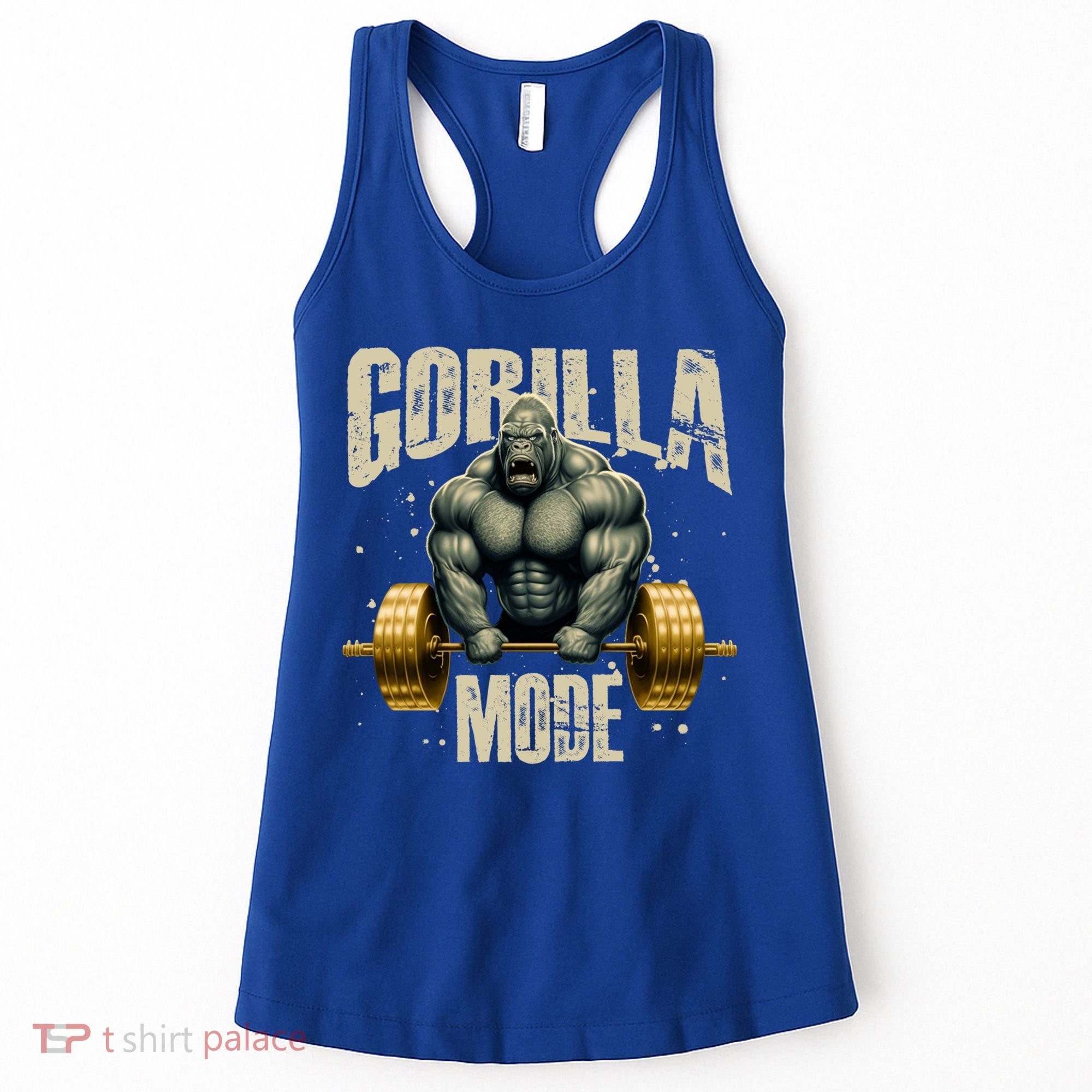 Gorilla Mode Gym Workout Beast Weightlifting Bodybuilding Gift Women's Tank Top
