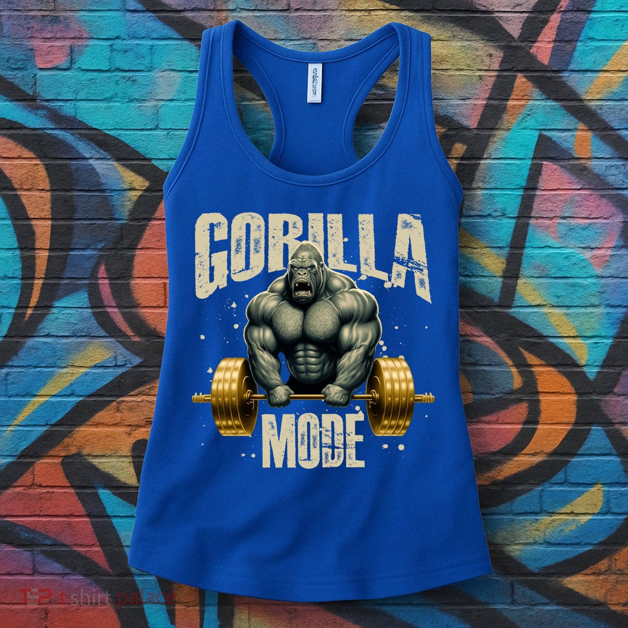 Gorilla Mode Gym Workout Beast Weightlifting Bodybuilding Gift Women's Tank Top