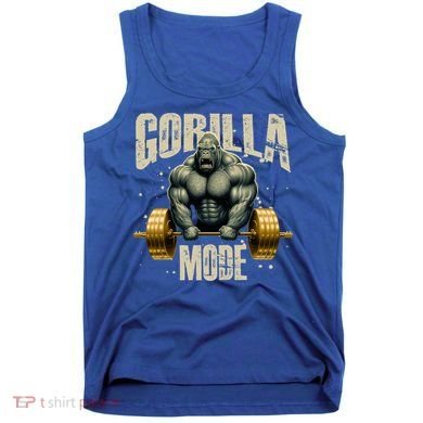 Gorilla Mode Gym Workout Beast Weightlifting Bodybuilding Gift Tank Top