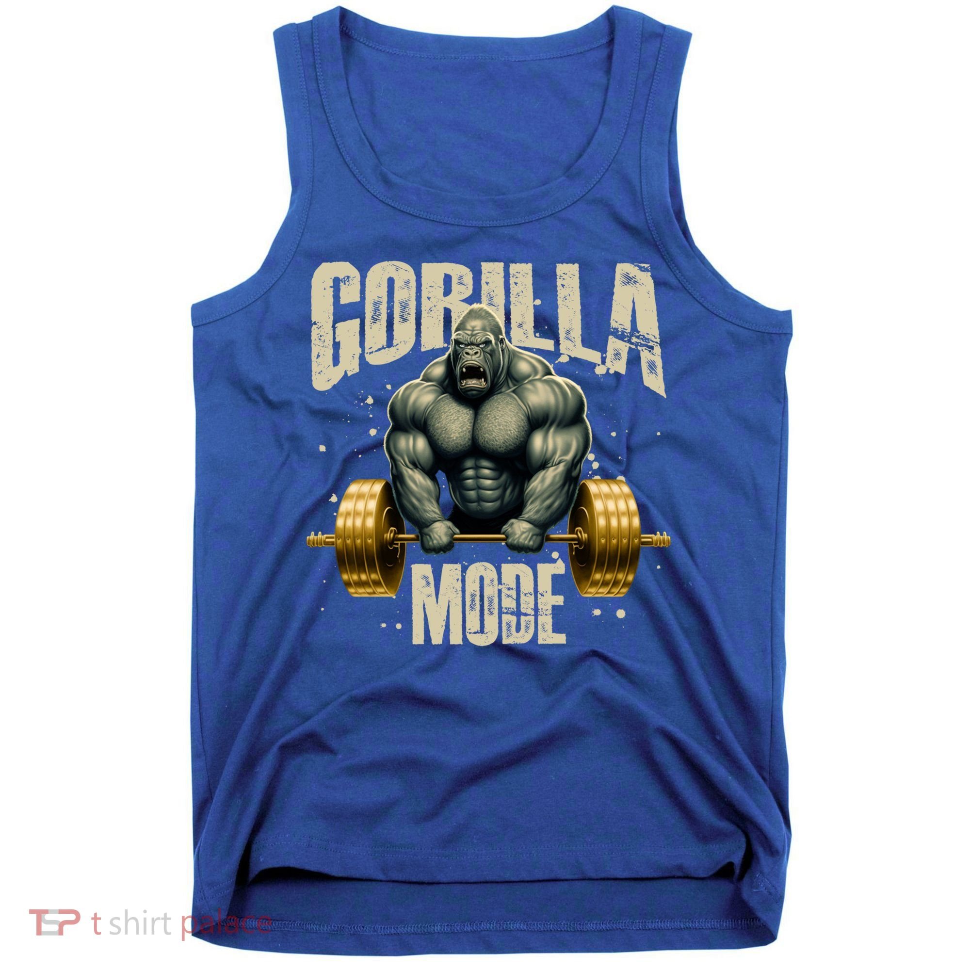 Gorilla Mode Gym Workout Beast Weightlifting Bodybuilding Gift Tank Top