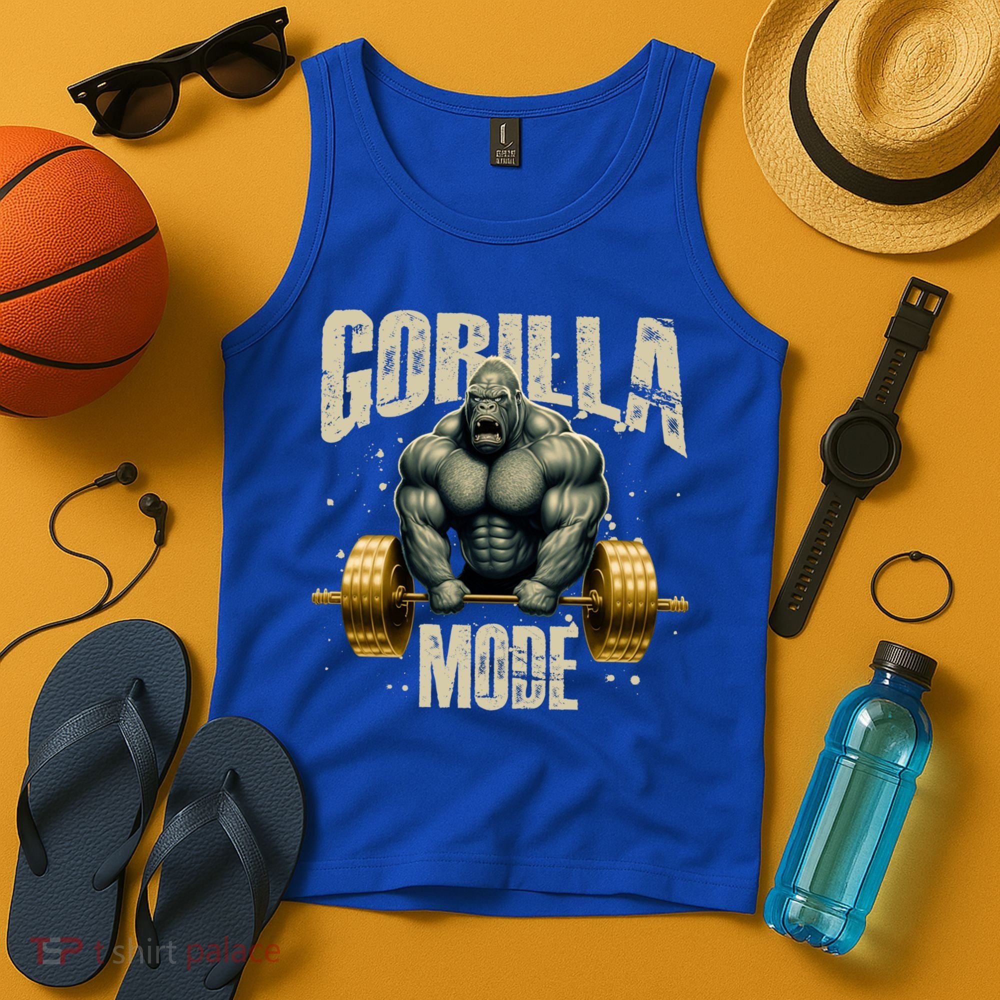 Gorilla Mode Gym Workout Beast Weightlifting Bodybuilding Gift Tank Top