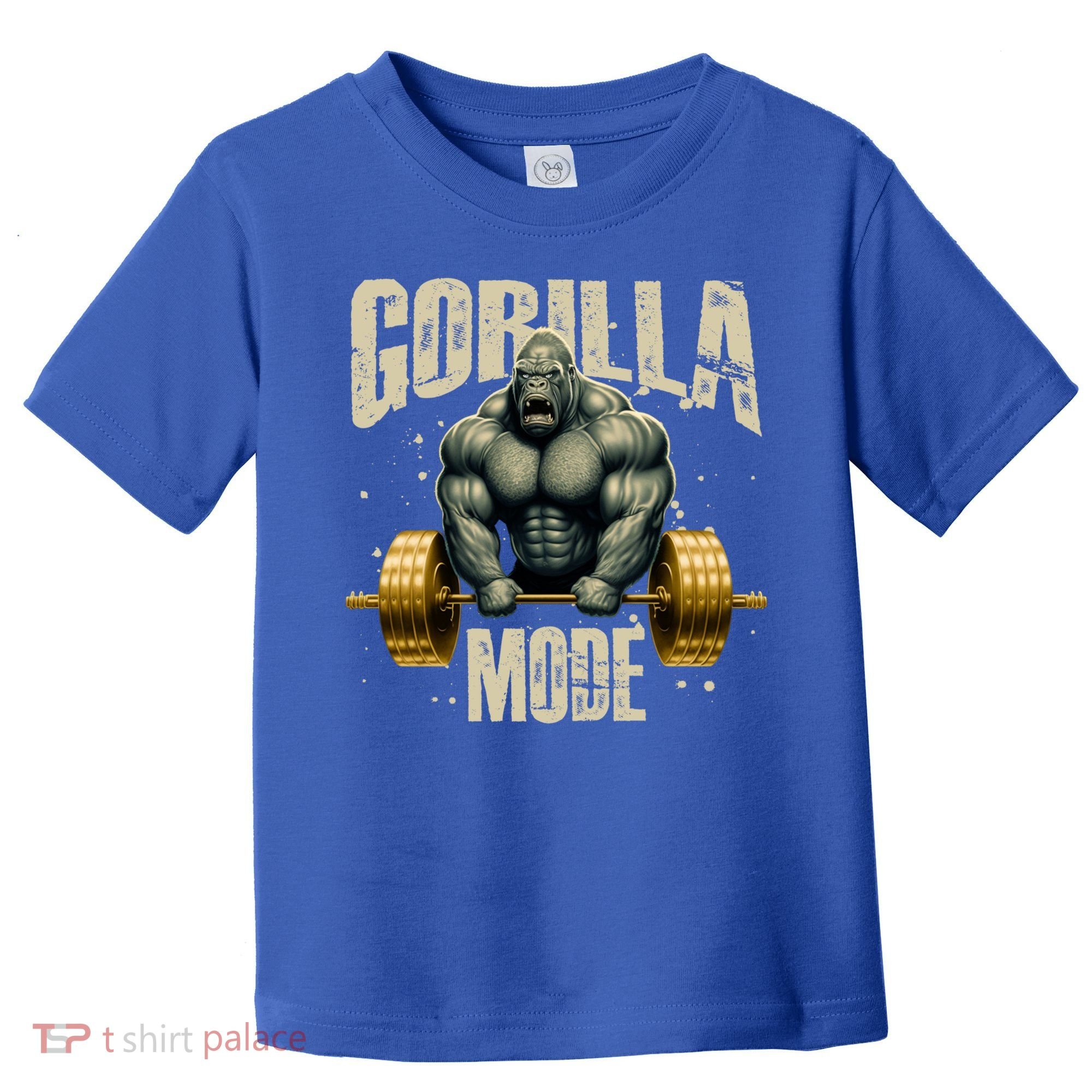 Gorilla Mode Gym Workout Beast Weightlifting Bodybuilding Gift Toddler T-Shirt