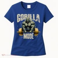 Gorilla Mode Gym Workout Beast Weightlifting Bodybuilding Gift Women's T-Shirt thumb 0