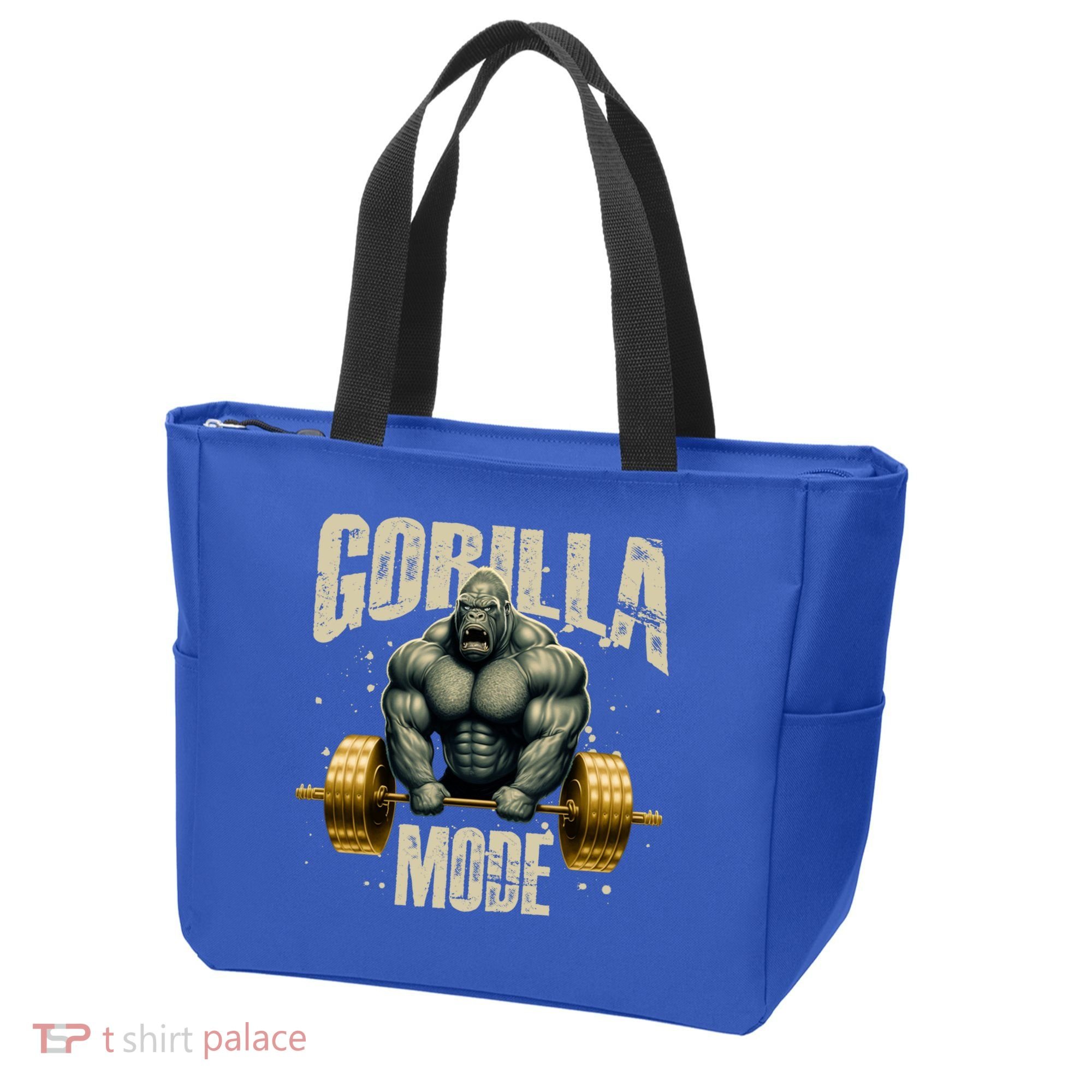 Gorilla Mode Gym Workout Beast Weightlifting Bodybuilding Gift Tote Bag