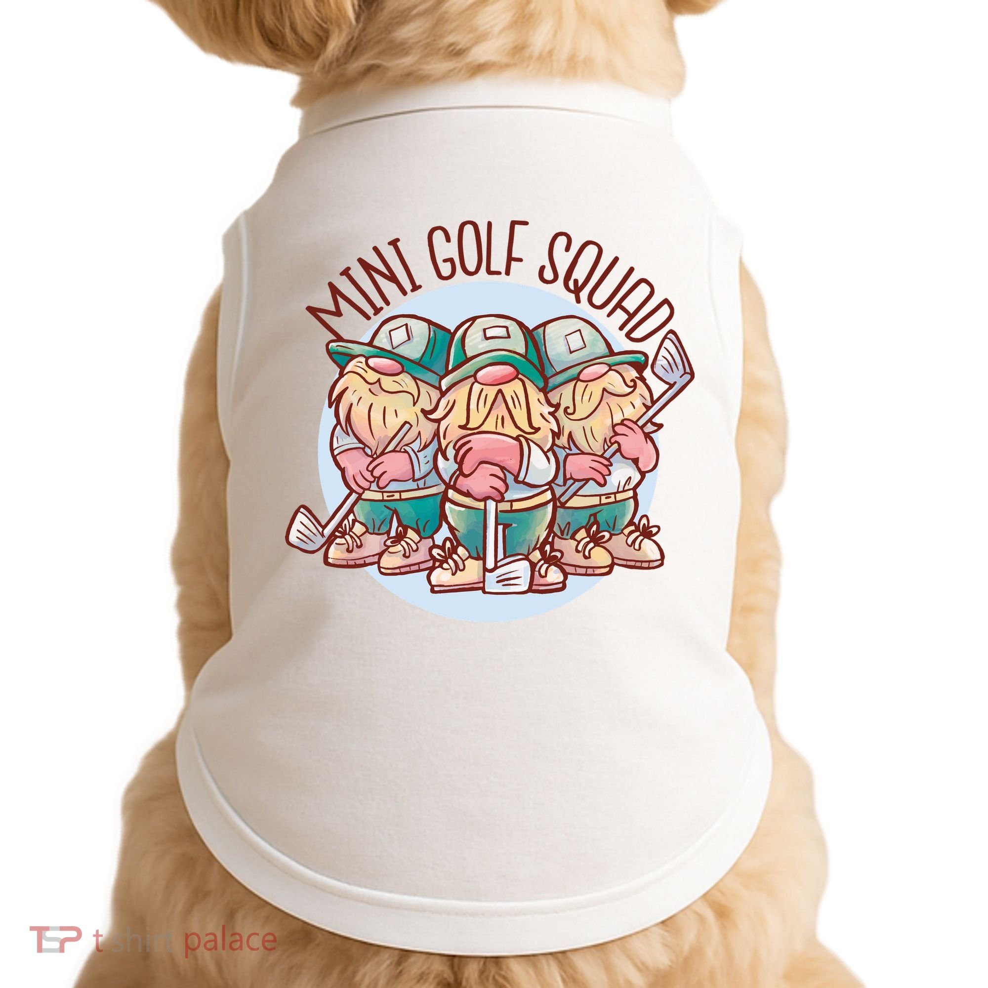 Gnomes Mini Golf Squad Doggie Tank