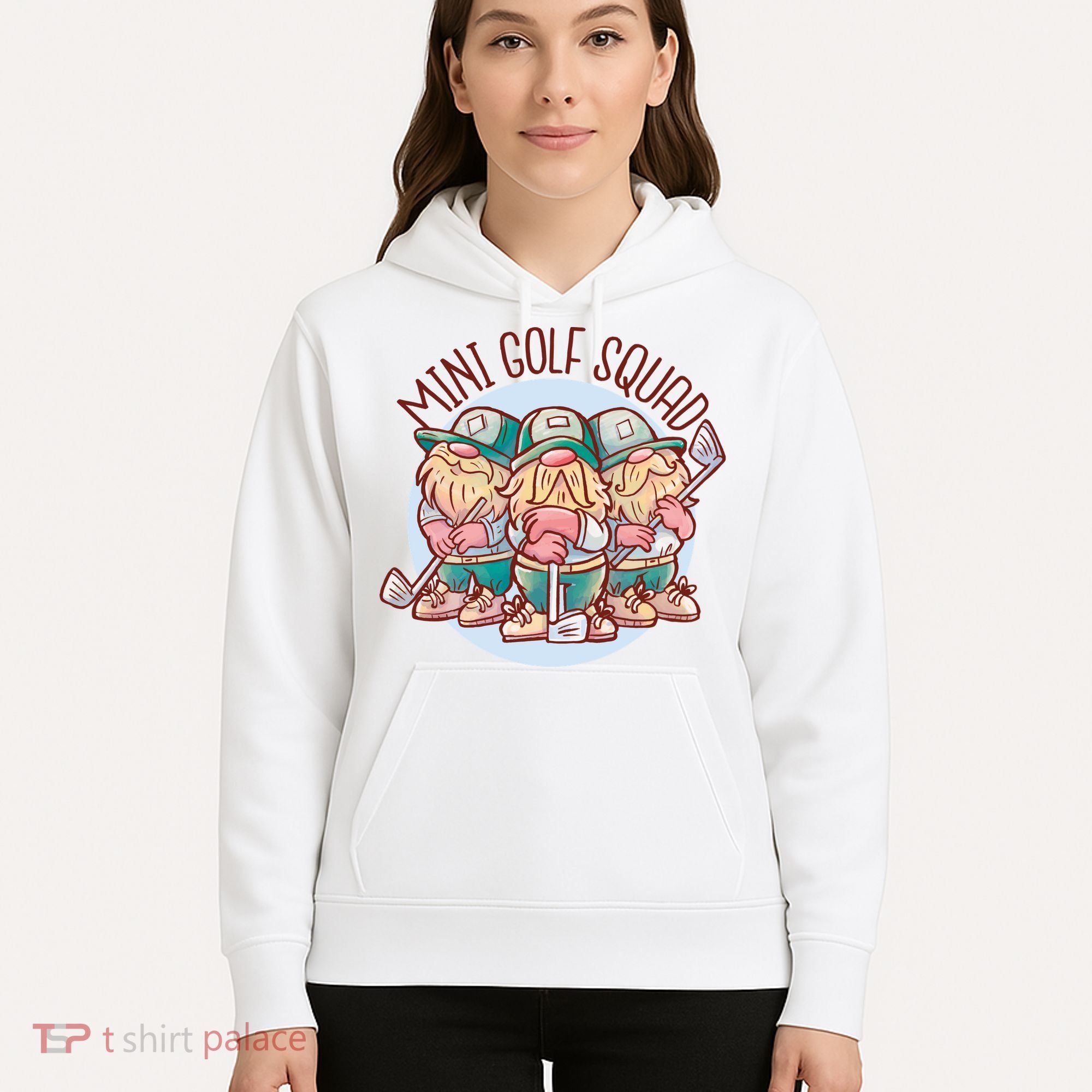 Gnomes Mini Golf Squad Hoodie