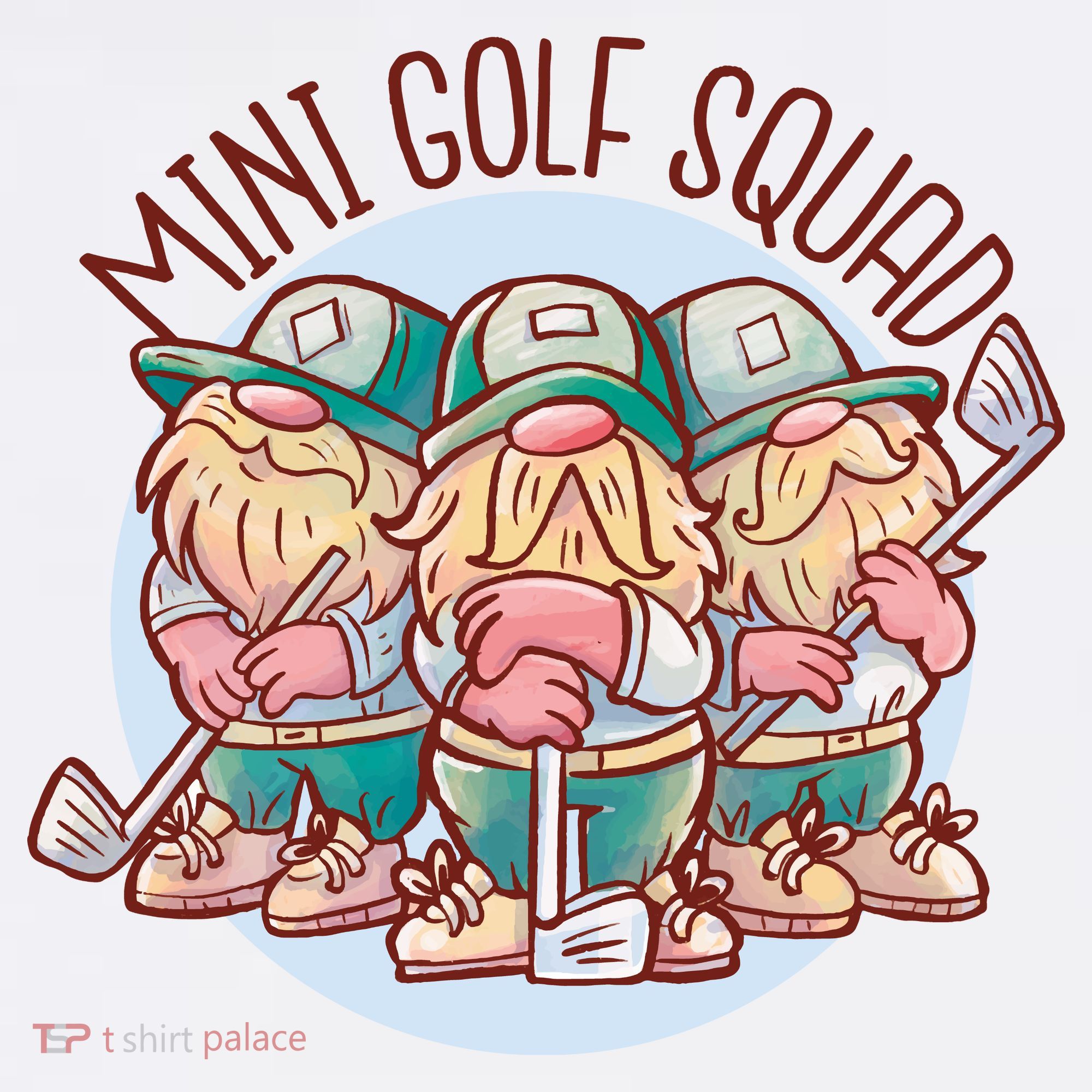 Gnomes Mini Golf Squad Apron