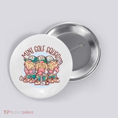 Gnomes Mini Golf Squad Button